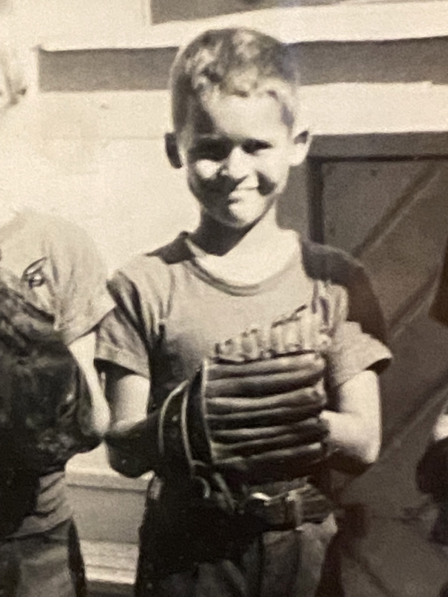 Gary with his baseball glove. Circa 1964. Courtesy Gary Horn