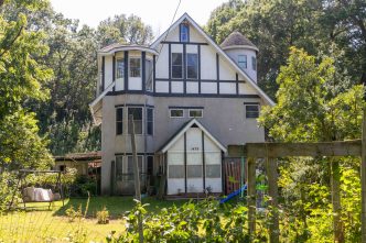 Castle-like home at 1478 Ames